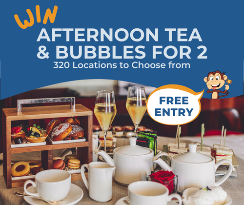 WIN Afternoon Tea with Bubbles for 2 - FREE ENTRY