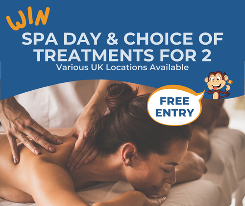 WIN Spa Day & Choice of Treatments for 2 - FREE ENTRY